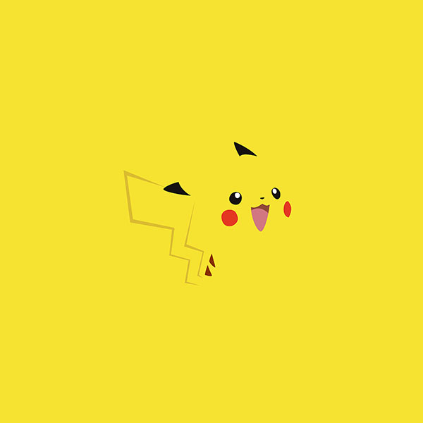 papers.co-aa35-pika-pikachu-illust-minimal-art-wallpaper