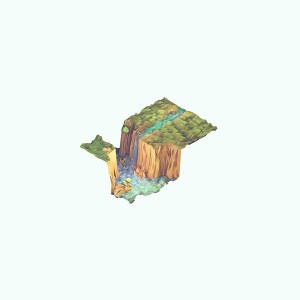 papers.co-ae56-illust-falls-small-white-triangle-art-nature-1-wallpaper