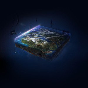 papers.co-ai94-flat-earth-art-illust-space-1-wallpaper