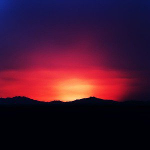 papers.co-mf73-sunset-lake-in-dark-mountain-1-wallpaper