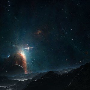 papers.co-ml31-dark-space-sky-planet-nature-art-1-wallpaper